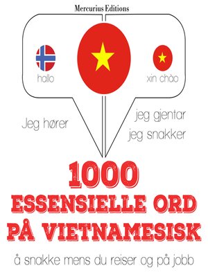 cover image of 1000 essensielle ord på vietnamesisk